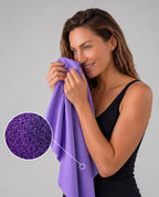 NanoLite Outdoor Shower Towel - Standard & Bright Violet