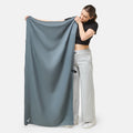 NanoLite Outdoor Shower Towel - Standard & Dark Grey