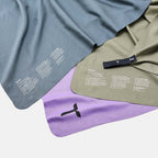 NanoLite Outdoor Shower Towel - Standard & Dark Grey