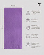 NanoLite Outdoor Shower Towel - Standard & Bright Violet